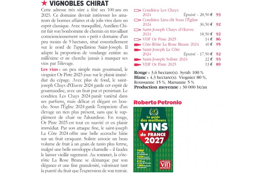 Guide Vert 2027 de la RVF